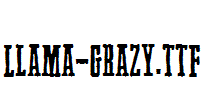 Llama-Grazy.ttf