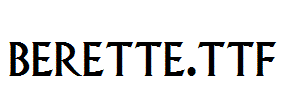 Berette.ttf