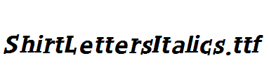 ShirtLettersItalics.ttf