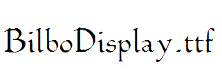 BilboDisplay.ttf