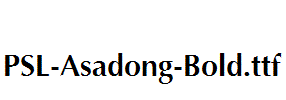 PSL-Asadong-Bold.ttf