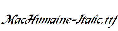 MacHumaine-Italic.ttf