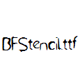 BFStencil.ttf