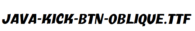 Java-Kick-BTN-Oblique.ttf