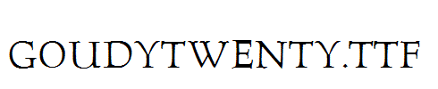 GoudyTwenty.ttf