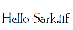 Hello-Sark.ttf