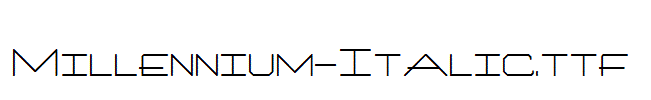 Millennium-Italic.ttf