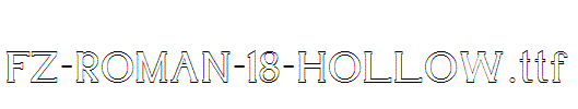 FZ-ROMAN-18-HOLLOW.ttf