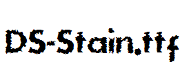 DS-Stain.ttf