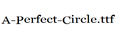 A-Perfect-Circle.ttf