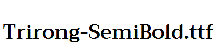 Trirong-SemiBold.ttf