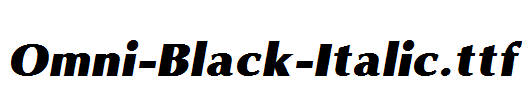 Omni-Black-Italic.ttf