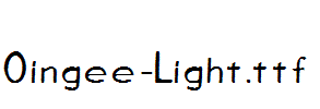 Oingee-Light.ttf