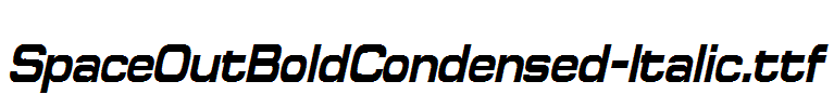 SpaceOutBoldCondensed-Italic.ttf