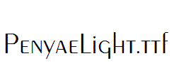 PenyaeLight.ttf