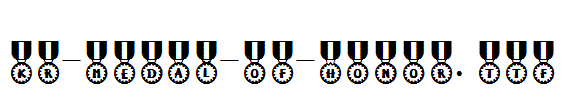 KR-Medal-Of-Honor.ttf