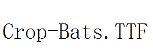 Crop-Bats.ttf