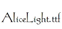 AliceLight.ttf