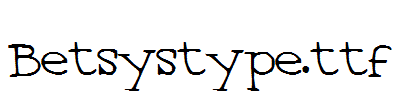 Betsystype.ttf