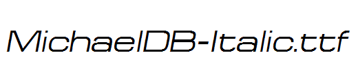 MichaelDB-Italic.ttf