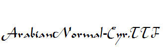 ArabianNormal-Cyr.ttf