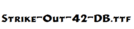 Strike-Out-42-DB.ttf