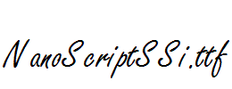 NanoScriptSSi.ttf