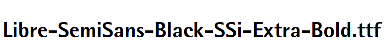 Libre-SemiSans-Black-SSi-Extra-Bold.ttf