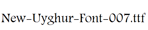 New-Uyghur-Font-007.ttf