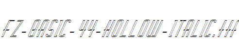 FZ-BASIC-44-HOLLOW-ITALIC.ttf