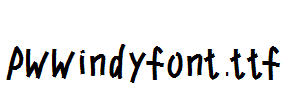 PWWindyfont.ttf