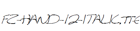 FZ-HAND-12-ITALIC.ttf