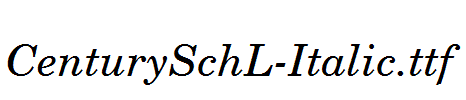 CenturySchL-Italic.ttf