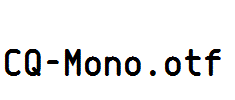 CQ-Mono.otf