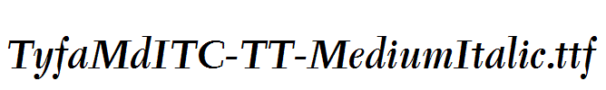 TyfaMdITC-TT-MediumItalic.ttf