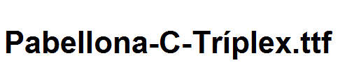 Pabellona-C-Tríplex.ttf