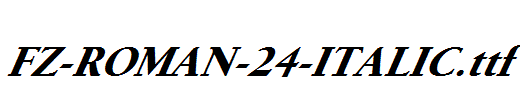 FZ-ROMAN-24-ITALIC.ttf