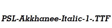 PSL-Akkhanee-Italic-1-.ttf