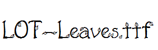 LOT-Leaves.ttf