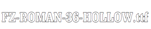 FZ-ROMAN-36-HOLLOW.ttf