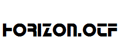 Horizon.otf