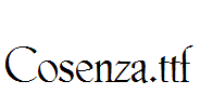 Cosenza.ttf