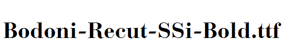 Bodoni-Recut-SSi-Bold.ttf