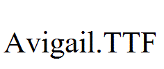 Avigail.ttf