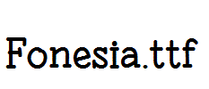 Fonesia.ttf