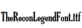 TheReconLegendFont.ttf