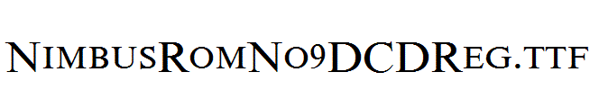 NimbusRomNo9DCDReg.ttf