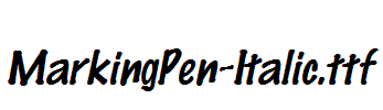 MarkingPen-Italic.ttf