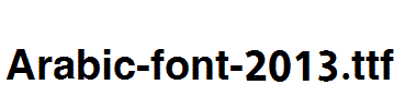 Arabic-font-2013.ttf