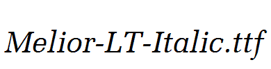 Melior-LT-Italic.ttf